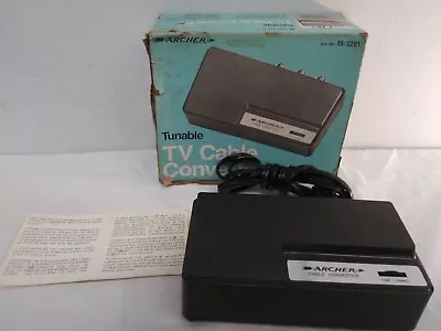 Vintage Archer Tunable Tv Cable Converter Model:15-1281 • $12.97