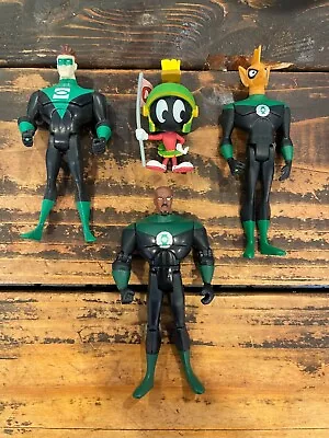 Green Lantern Figure Lot John Stewart Kyle Rayner Tomar Re + Marvin Martian • $14.99