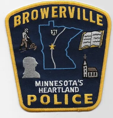 Brownerville Police State Minnesota MN Colorful  • $7.79