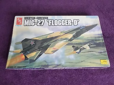 AMT/ERTL MiG-27 Flogger D Fighter Jet Model Kit 1:48 (FACTORY SEALED) • $37.95