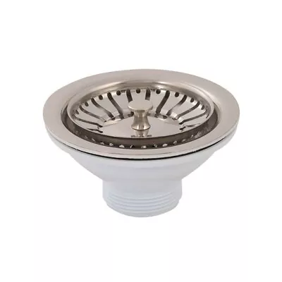 Plumbob Stemball Sink Strainer Waste 90mm 3 1/2   40mm Dia Kitchen Basin 627913 • £7.95