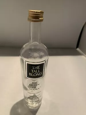 EMPTY Glass 100ml THE TALL BLONDE ‘The Queen Of VODKA’ Product Of Estonian. • $9.99