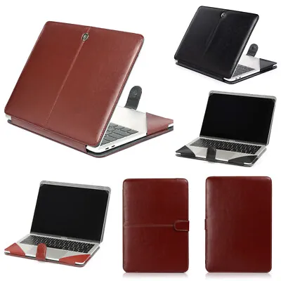 PU Leather Laptop Book Back Case Cover For MacBook 14  AIR PRO 11  13  15 Retina • $17.99