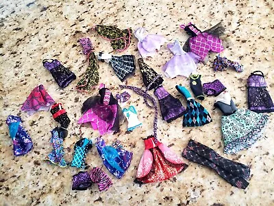 Monster High Dolls Huge Lot Of Replacement Clothes • $59.90