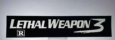 VTG Lethal Weapon 3 Movie Mylar Marquee Light Box Sign 2.5  X 12  • $19.94