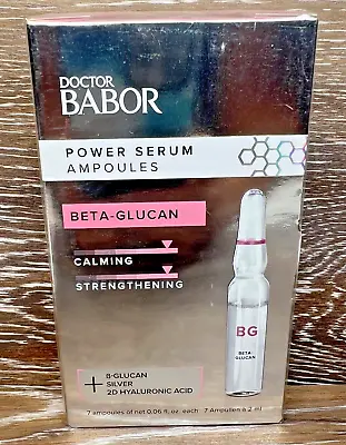 DOCTOR BABOR Power Serum Ampoules - Beta-Glucan - 2 Ml X 7 NEW SEALED- FAST SHIP • $47.50