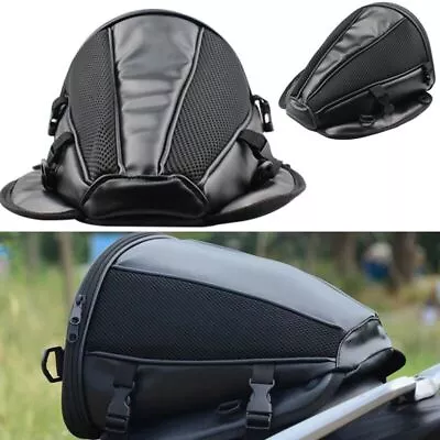 Motorcycle Tail Bag Back Seat Storage Carry Hand Shoulder Waterproof Saddle Bag • $22.87