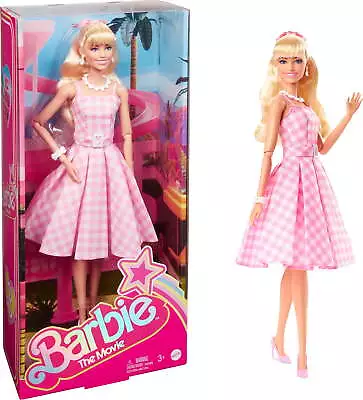 The Movie Collectible Doll Margot Robbie As Barbie In Pink Gingham Dress • $25