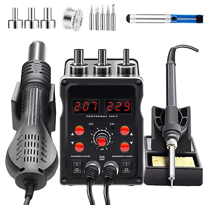 £69.59 • Buy 700W Hot Air Rework Soldering Iron Station Seesii LED Digital Soldering Station