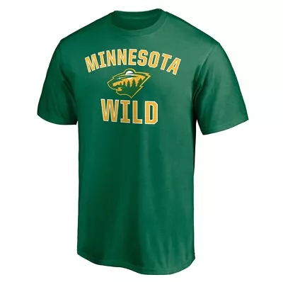 Minnesota Wild Team Hockey Green T-Shirt Gift For Fans All Size S-3XL • $9.55
