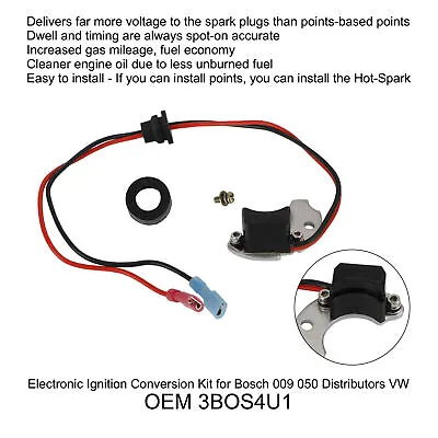 Electronic Ignition Conversion Kit For Bosch 009 050 Distributors 3BOS4U1 VW F8 • $38.18