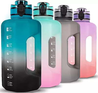 Gifubowa Large Water Bottle 2.2 Liter With Straw Bpa Free Big Drinks Jug For Gym • $32.99