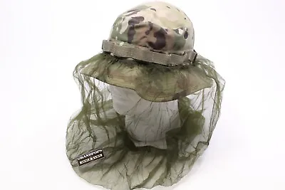 Military Mosquito Head Net Open On Both Ends For Jungle Hat • $7.99