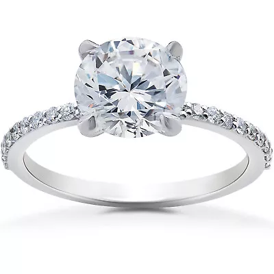 2 1/4 Ct Lab Grown Diamond Sophia Engagement Ring 14k White Gold • £1265.04