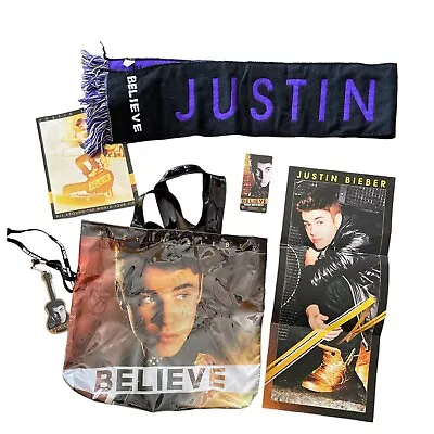 £34.60 • Buy Justin Bieber Believe Tour VIP Tote Bag And Gifts 2012/2013 Six Total Items