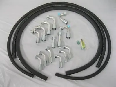 Universal 134a Air Conditioning Hose Kit O-Ring Fittings AC Hoses Fitting Kit • $104.87