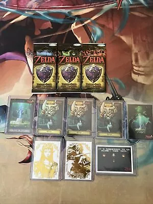 Legend Of Zelda 2016 Enterplay Trading Card Booster Pack Art Set (3 Boosters) ++ • $60