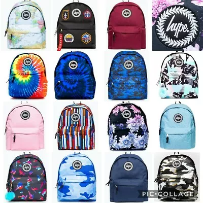 Hype Backpack Selection - School Bags - New Travel Rucksack - Gym - Boys / Girls • £29.99