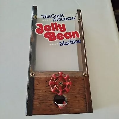 Vtg The Great American Jelly Bean Machine Wall Mount Dispenser - M&M Candy RETRO • $42.45