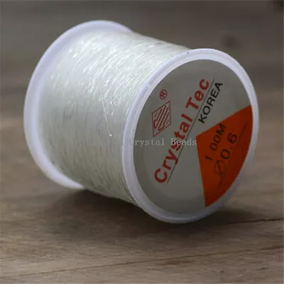 Stretchy Crystal Tec Elastic Cord Thread Jewelry Accessories Korea Beading Line • $1.49