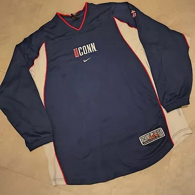 VTG UCONN Huskies NIKE Elite Mens XL Center Swoosh Shirt Jersey • $42.22