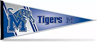 University Of Memphis Tigers Soft Felt Pennant Primary Logo 12x30 Inch • $14.79