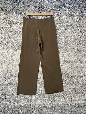 Vince Wide Leg Silk Brown Pants Size 4 • $39.99