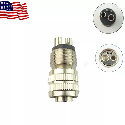 Dental 4 Hole /2 Hole Tubing Adapter Conversion Changer Fit High-Speed Handpiece • $12.58
