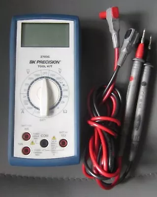 BK Precision 2703C Multimeter With Leads Works Great • $39.99