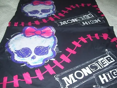 Monster High LOT OF 2 STANDARD Pillowcase's  All Ghouls Allowed  MATTEL • $15.99