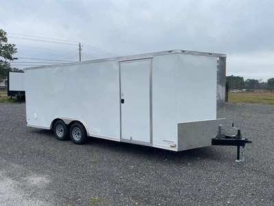 $7195 • Buy NEW 8.5X20 V-NOSE ENCLOSED CAR HAULER CARGO UTILITY TRAILER , LED'S, 8.5 X 20