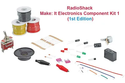 RadioShack 1st Ed Make: It Electronics Component Kit 1- No Case/power/breadboard • $35.71