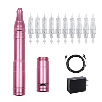 £6.59 • Buy Wireless Permanent Makeup Machine Kit Rechargeable Power Supply SPMU Needles