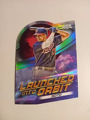 2022 Juan Soto Topps Chrome Cosmic Launched Into Orbit • $3