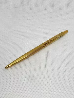 Vintage Parker France 75 Gold Plated Milleraies Ballpoint Pen 1986 Classic AS IS • $34.99