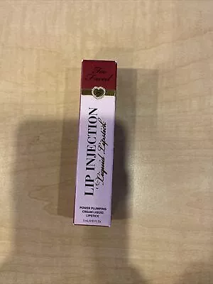 Too Faced Lip Injection Power Plumping Liquid Lipstick In Boom Boom Pow. NIB • $17