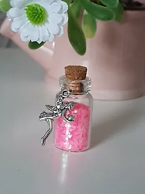 Mini Magic Fairy Dust Bottle With Fairy Charm - Fairy Wishes/Favour/Luck/Gift • £2.75