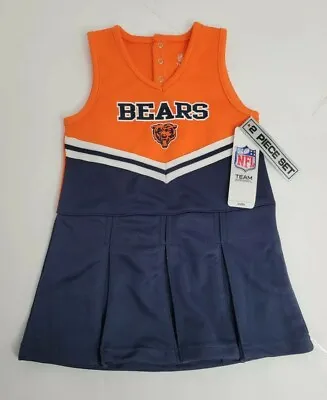 $20.99 • Buy  NFL Team Apparel Chicago Bears Cheerleader Outfit Uniform Size 4T Toddler NEW