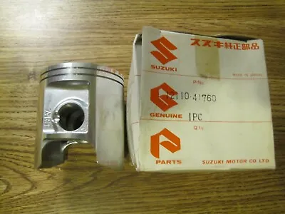 NOS 1977-78 Suzuki RM250 PE250 Piston 1st O/S 0.25mm NEW Original OEM PE RM 250 • $29.99