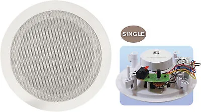 100V Line 8Ohm 6.5inch Ceiling Speaker 50W B421 • £33.60