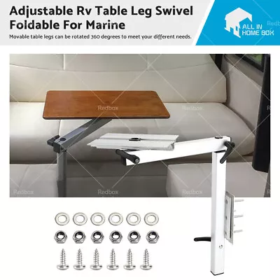 Adjustable Rv Table Leg Swivel Foldable For MarineAluminum Alloy AU • $95