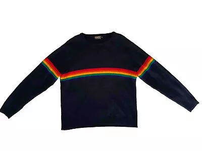 Run And Fly XXL Rainbow Striped Jumper • £1.20