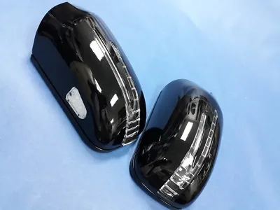 Two Arrow Led Black Door Mirror Covers For 1995-2000 Mercedes Benz W202 C-class • $138