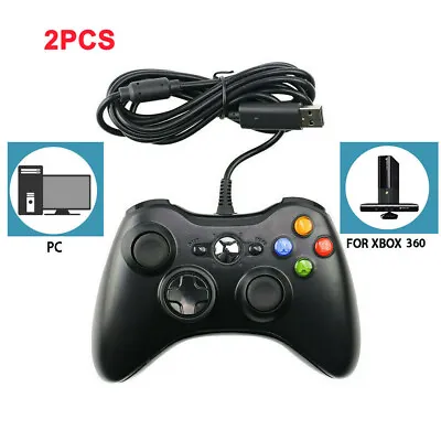 $39.99 • Buy Sale Wired Controller For Microsoft XBOX 360 Game Gamepad Joystick PC Windows