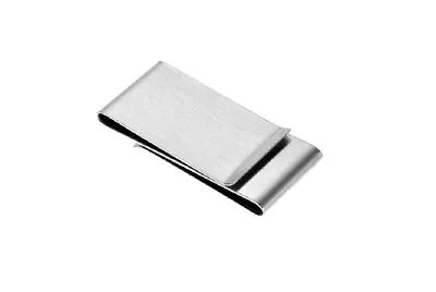 Double-Sided Money Clip Wallet - Stainless Steel Credit Card Holder Slim Design • $6.80