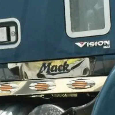 Mack Pinnacle Vision Granite Rawhide Stainless Steel Upper Kick Plate W/ Logo • $160.60