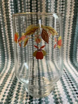 $14.99 • Buy 1 Brockway 16 Oz Autumn Leaf Jewell Tumbler Glass