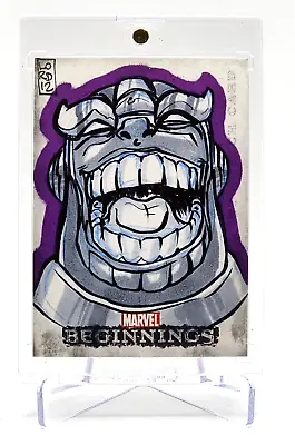 2012 Marvel Beginnings Series 3 THANOS Sketch Card 1/1 Lord Mesa Auto • $85