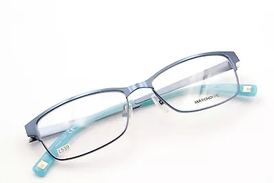 MARCHON NYC PAVILION 320 Satin Teal Blue-Green 52-15-135 Eyeglass Frames L539 • $24.99