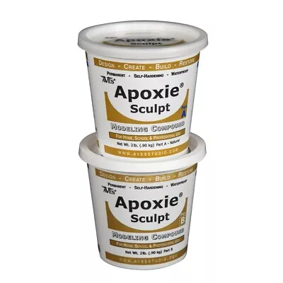 Apoxie Sculpt - 2 Part Modeling Compound A & B - 4 Pound White • $57.45